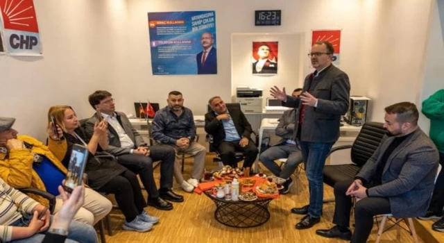 CHP MÜNİH İLE SPD'Lİ POLİTİKACILARLA BİR ARAYA GELDİLER