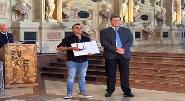 Bavyera Eyaleti tarafından “Hayat Kurtaranlar” a verilen Devlet Madalyası Takdim Töreni düzenlendi