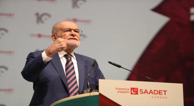 Saadet Avrupa Teşkilatı'nın 10. Yılında Karamollaoğlu'ndan Avrupa'ya Eleştiri ve AK Parti'ye Sert Sözler