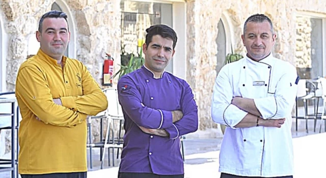 Mısır'da üç Usta Türk Aşçımız
