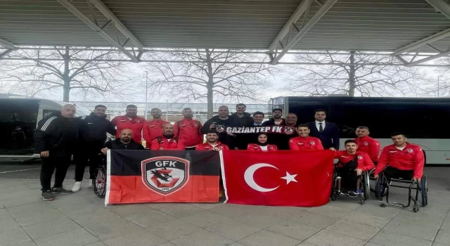 Gazişehir Gaziantep Tekerlekli Sandalye Basketbol Takımı Münih'e geldi