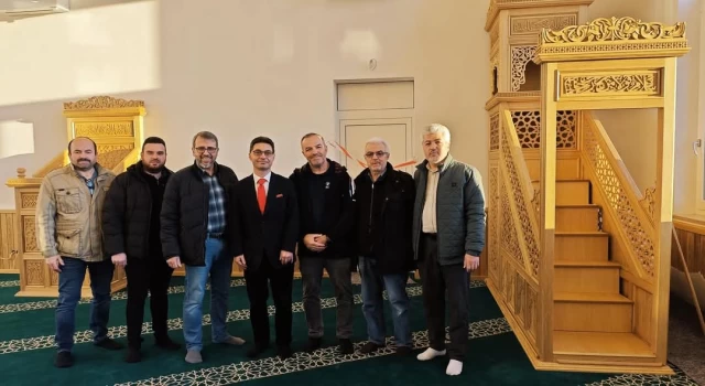 Münih Başkonsolosu Süalp Erdoğan, Landshut Merkez Camii İnşaatını Ziyaret Etti