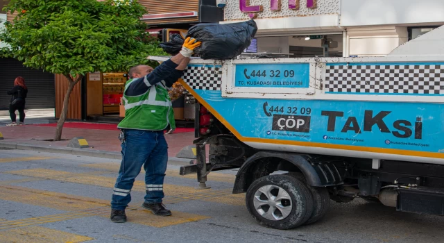 Kuşadası'nda “Alo Çöp Taksi” vatandaşa tertemiz bir Kuşadası için etkin hizmet sunuyor!