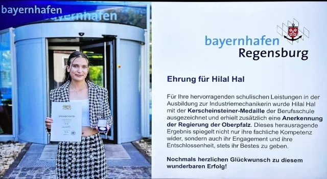 Hilal Hal’e “Kerscheinsteiner Madalyası” Ödülü