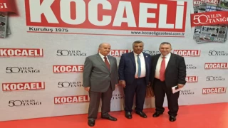 Uluslararası Gazeteciler Cemiyeti UGC “ Kocaeli Gazetesi’nin 50.Kuruluş Yıldönümünü Kutluyoruz”